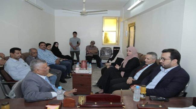 
                     عميد كلية الإعلام يستقبل رئيس الهيئة الوطنية للإعلام الجنوبي