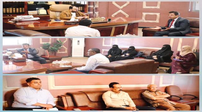 
                     لقاء يجمع معالي وزير الاشغال العامة والطرق ورئيس هيئة الهيئة اليمنية للمواصفات والمقاييس بعدن