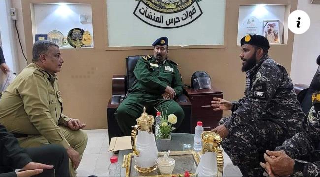 
                     مناقشة سير عملية تدشين البطاقة الشخصية الذكية لمنتسبي الادارة العامة لحراسة المنشآت