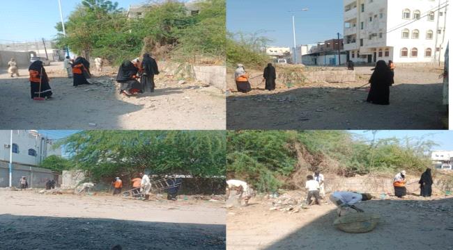 إستمرار حملة النظافة لشوارع وأحياء مدينة جعار