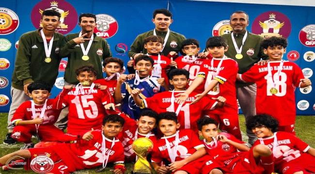 وحدة عدن يهنّئ أكاديمية المرحلي بتتويجها بالنجمة الثالثة في قطر ...