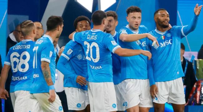 نابولي يتوج في الرياض بطلا للسوبر الإيطالي على حساب بولونيا