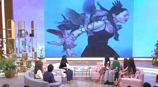 بعد الرسامة الدنماركية.. فنان فرنسي يتهم مها الصغير بسرقة إحدى لوحاته ...