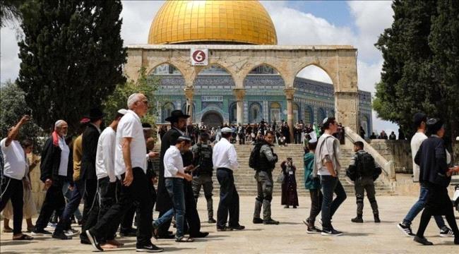 اقتحام المسجد الأقصى المبارك بالقدس ...