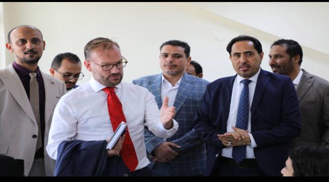 وفد أممي يزور مركز تأهيل الشباب في عدن  ...