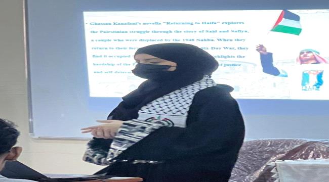 نور السقاف تنال الامتياز في مشروع تخرجها حول نضال الشعب الفلسطيني ...