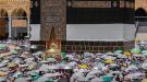 المسجد الحرام يبدأ استقبال الحجاج المتعجلين لأداء طواف .