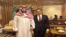 بن مبارك يلتقي الأمير خالد بن سلمان ويشيد بمواقف المملكة الد ...