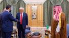 لقاء يجمع ولي العهد السعودي وترامب والشرع.