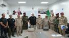 وفد عسكري رفيع يزور مقر مشروع «مسام» في ميدي ويشيد بجهو.