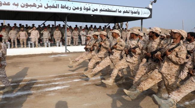 وحدات رمزية من قوات العمالقة الجنوبية تنظم عرضًا عسكريًّا مهيبًا ...