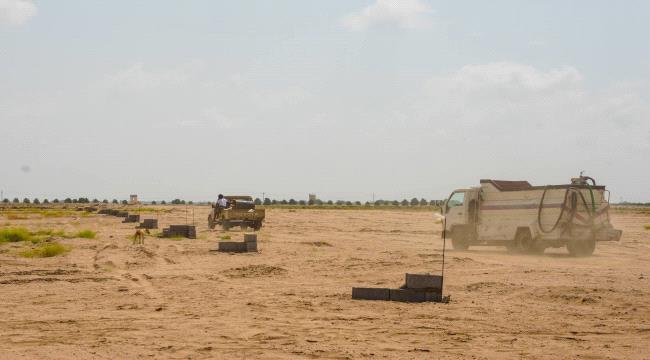 تواصل أعمال تخطيط أراضي شهداء اللواء الأول عمالقة ...