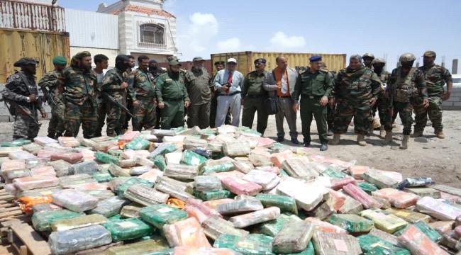 إتلاف أكثر من طن من المواد المخدرة في العاصمة  عدن ...