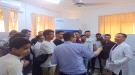 المواصفات اليمنية تستقبل طلبة من جامعة تعز.