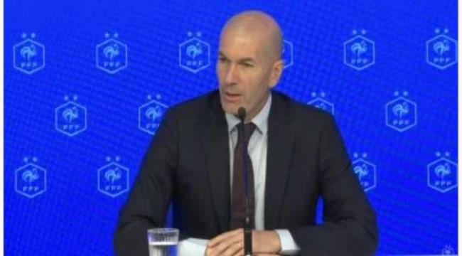 زيدان يحسم تشكيل جهازه الفنى الجديد مع منتخب فرنسا
