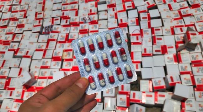 عدن .. ضبط نحو 400 ألف قرص من البريجابالين في نقطة العلم