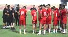 المنتخب الوطني يدشن تحضيراته في عدن استعداداً لخليجي 27.