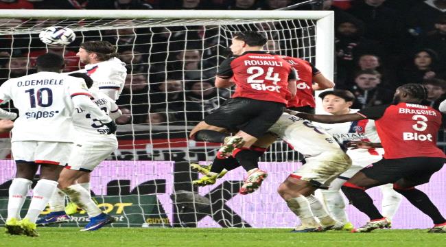 بهدف صاروخي للتعمري.. رين يهزّ عرش سان جيرمان ويحقق فوزًا مدويًا