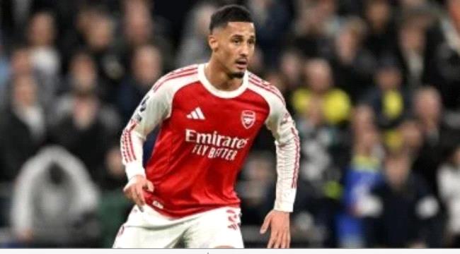 آرسنال يعلن إصابة ويليام ساليبا وغيابه لفترة طويلة عن الملاعب