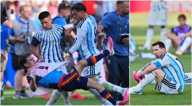 ميسي يتعرض لهجوم بسبب صمته عن تصرفات الأرجنتين