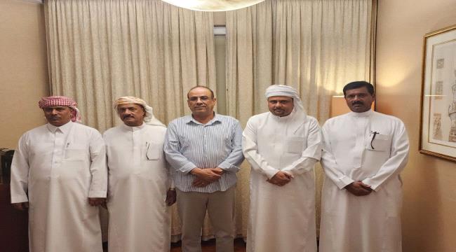 الميسري يستقبل قيادات سياسية وأمنية من سقطرى في الرياض ...