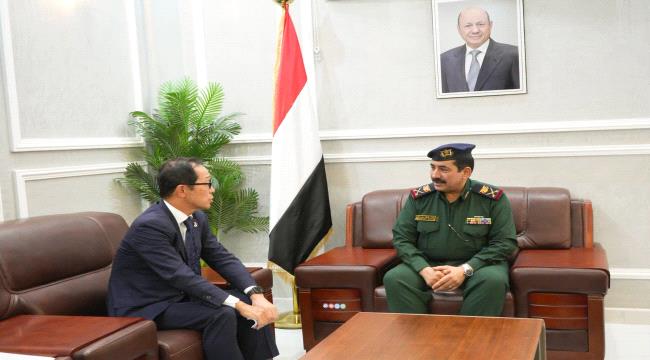وزير الداخلية يبحث مع السفير الياباني ومدير وكالة 