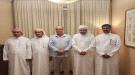 الميسري يستقبل قيادات سياسية وأمنية من سقطرى في الرياض.