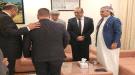 الميسري والسفير شطيف يتقدمان مستقبلي المعزين في وفاة الرئيس  ...