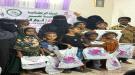 جمعية الوفاء بعدن تدشن إفطار صائم وتوزع كسوة العيد لذوي.