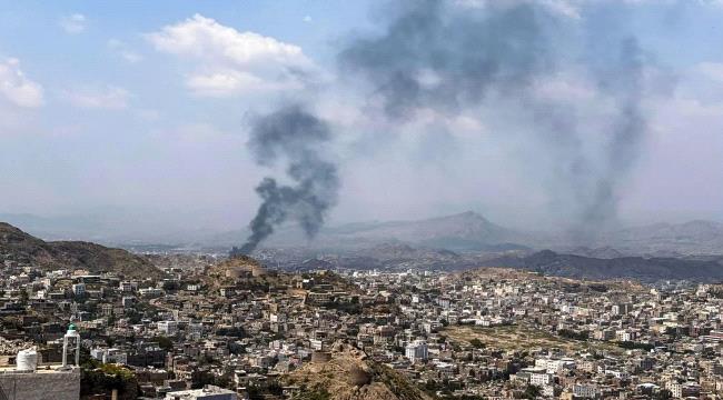 الحوثي يستخدم في تعز قذائف تحتوي مواد سامة 