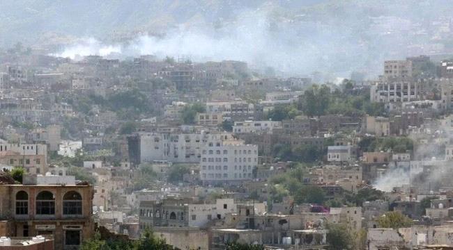 تقرير يوثق 2264 جريمة وانتهاكاً حوثياً وإطلاق 12761 مقذوفاً خلال 59 يوماً في تعز