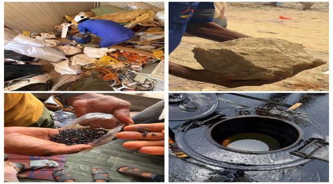 البحث الجنائي بساحل حضرموت يضبط معملاً لتعدين الذهب وكميات من المازوت